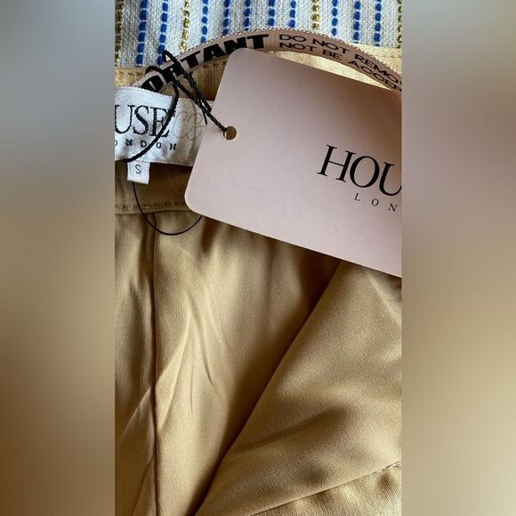 House of CB Dress Pants Womens Size Small Straight high waist Pockets Lined NEW - Picture 15 of 15